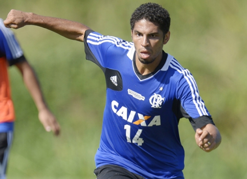 Wallace - Treino do Flamengo (Foto: Alexandre Loureiro/LANCE!Press)