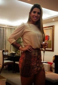 Priscila Loureiro - esposa do goleiro Paulo Victor, do Flamengo