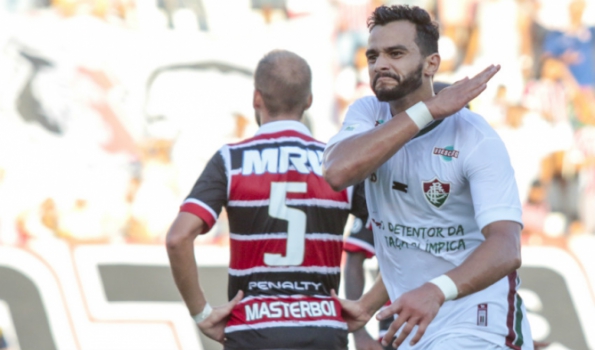 Henrique Dourado - Santa Cruz x Fluminense