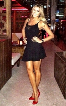 Jessica Garducci, esposa de Nenê