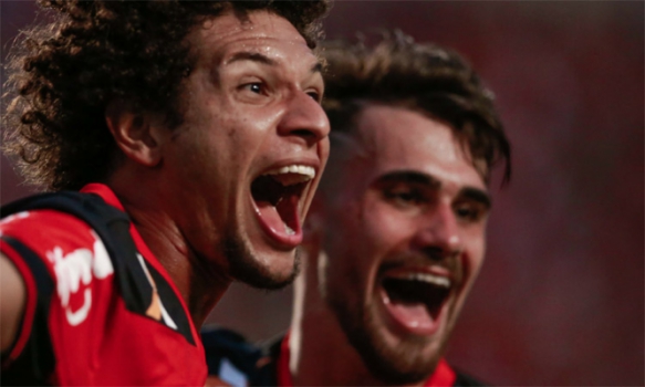Flamengo x Santa Cruz - Willian Arão e Felipe Vizeu