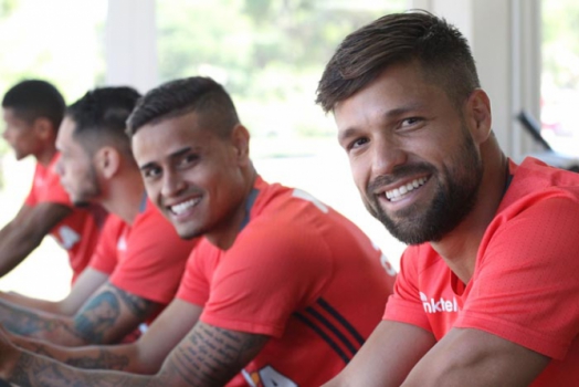 Treino Flamengo - Diego, Everton, Pará e Marcio Araújo