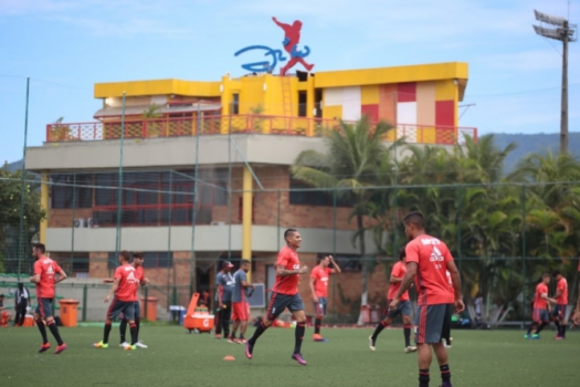 Treino do Flamengo no CFZ