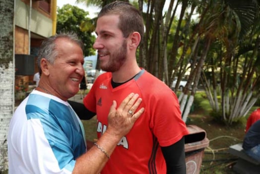 Zico -Treino do Flamengo