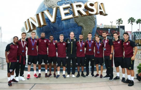 Rogério Ceni e jogadores formados pelo São Paulo, em Orlando