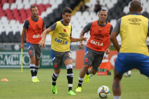 Guilherme Costa e Luis Fabiano - Treino do Vasco