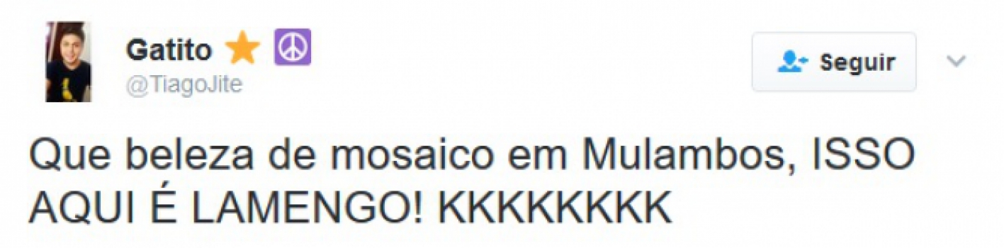 Rubro-negros e rivais comentaram sobre o mosaico
