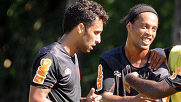 Ibson com Ronaldinho