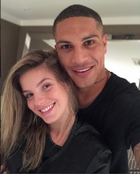 Thaísa Leal e Paolo Guerrero