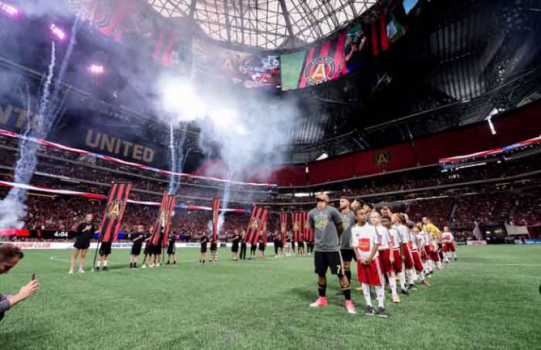 novo estádio de Atlanta, inaugurado com recorde de público na MLS
