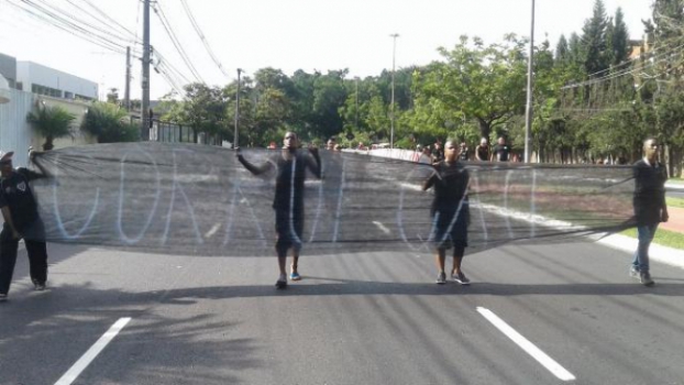 Protesto do São Paulo - Morumbi