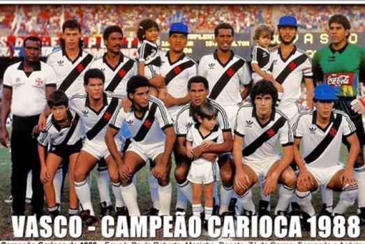 Vasco campeão carioca de 1988 - pôster