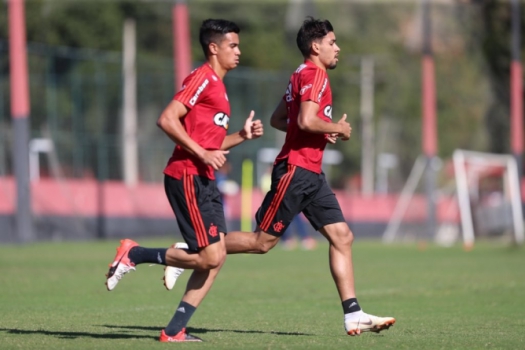 Reinier e Lucas Paquetá - Flamengo