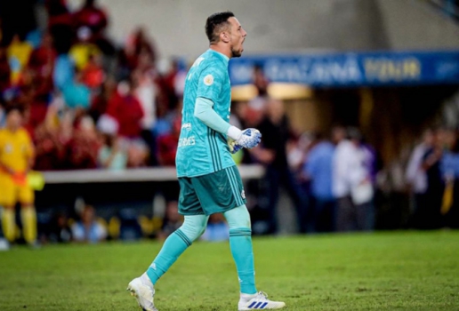 Diego Alves - Comemorando