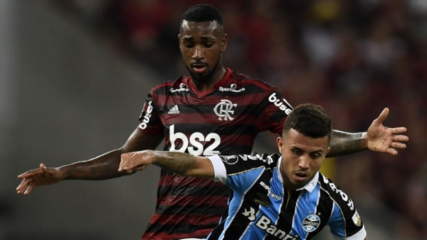 Flamengo x Grêmio - Gerson e Matheus Henrique