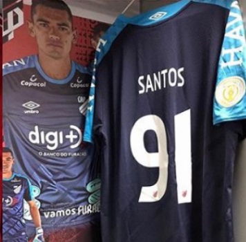 Santos - Athletico-PR (Reprodução / Instagram)