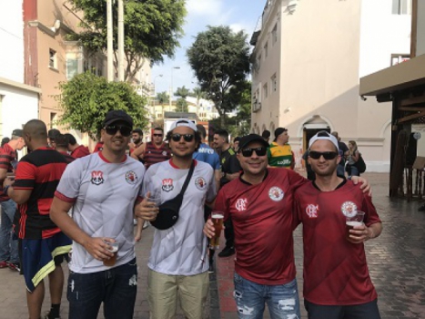 Torcida do Flamengo reunida