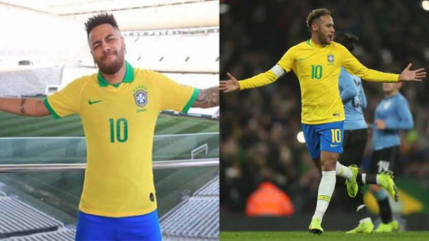 Montagem - Neymar