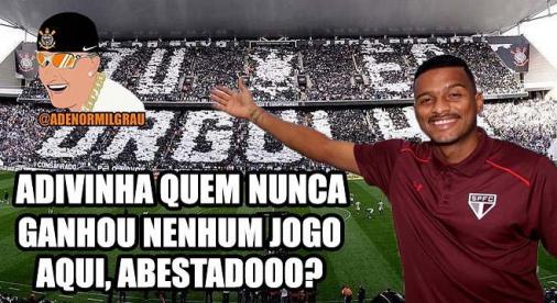 São Paulo vira piada após derrota para o Corinthians veja memes LANCE