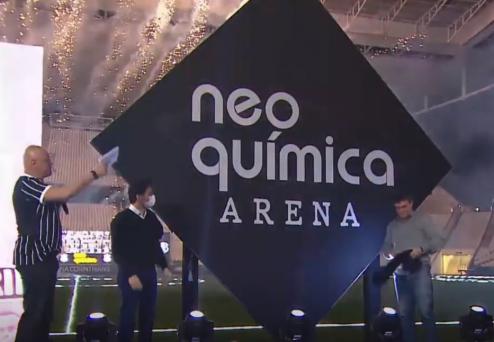 VÍDEO Veja o momento da revelação do nome Neo Química Arena LANCE