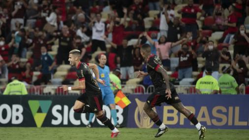 Andreas Pereira faz gol antológico de falta e encerra jejum de mais de três anos no Flamengo; assista