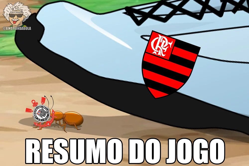 Goleada sofrida pelo Corinthians gera memes e piadas; CONFIRA