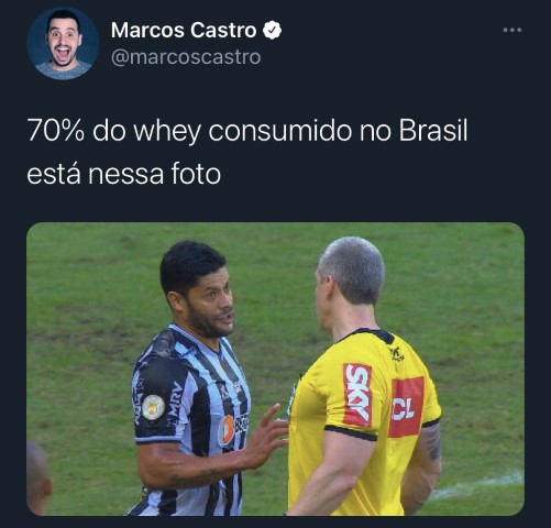 Doentes por Futebol JÁ!) TEZZI (yDoentesPFutebol Hulk simplesmente  espantado após Daronco informar que manda 15 ovos e um potão de whey pela  manhã. FANATICS TCL - iFunny Brazil