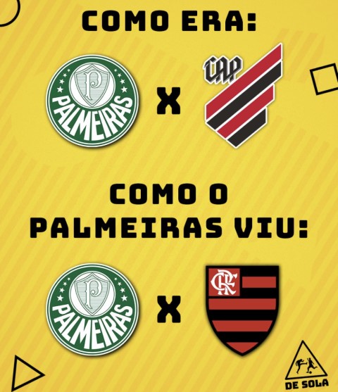 Classificação do Flamengo e revés do Palmeiras são temas de memes; veja -  Corneta FC - UOL