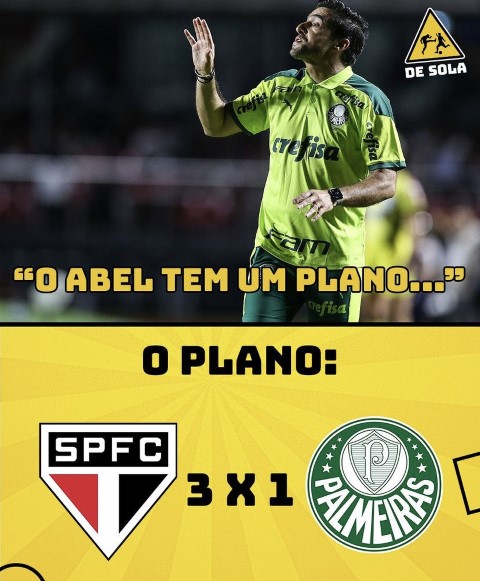 Jesus chorou: os memes das quedas de Palmeiras e São Paulo