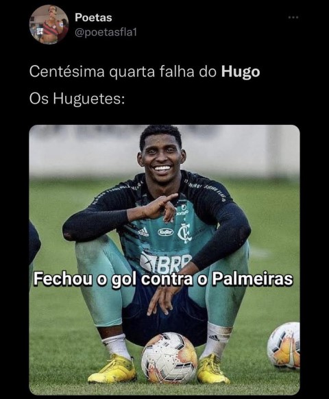 Web não perdoa Hugo, do Flamengo, após falha contra o Ceará; veja os memes  do jogo – LANCE!