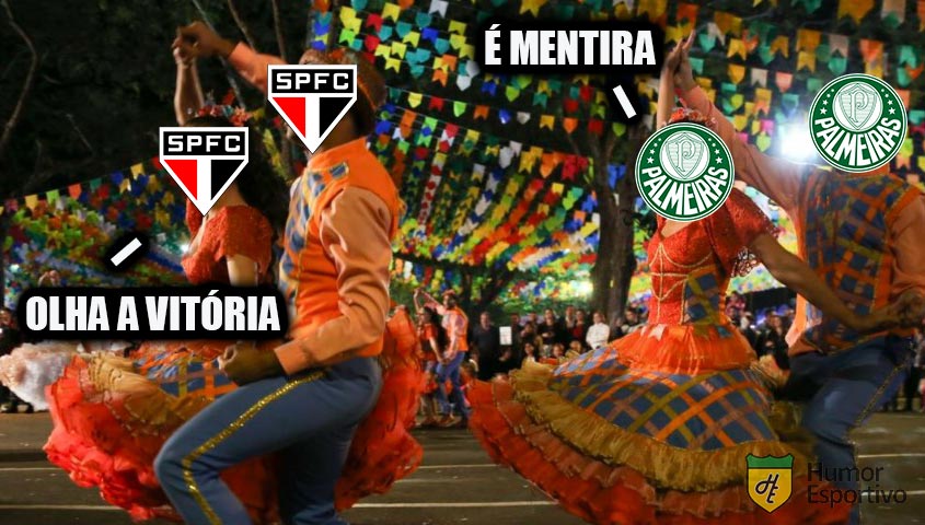 Memes S O Paulo Alvo De Zoeiras Ap S Virada Do Palmeiras No Choque