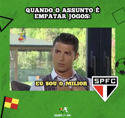 São Paulo Empate Clube? Torcedores fazem memes após novo empate do