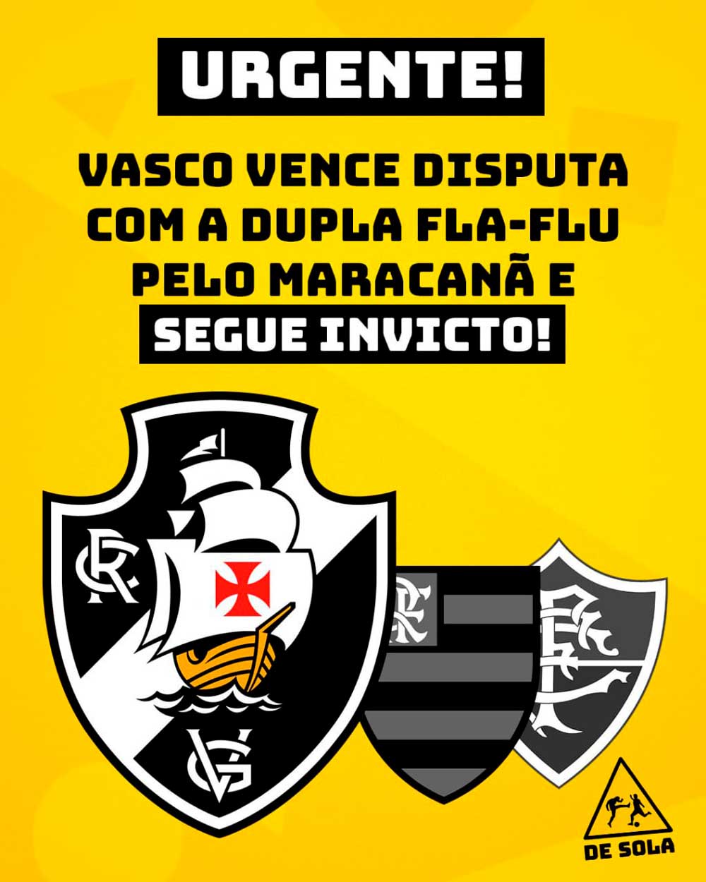 DE SOLA FIM DO IMBRÓGLIO! FLA E FLU LIBERARAM PARA O VASCO JOGAR TODOS OS  JOGOS DA LIBERTADORES, SUL-AMERICANA E COPA DO BRASIL NO MARACANÃ - iFunny  Brazil