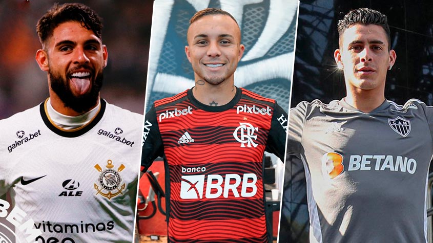 Os reforços que podem chegar ou já fecharam com os clubes brasileiros -  Placar - O futebol sem barreiras para você