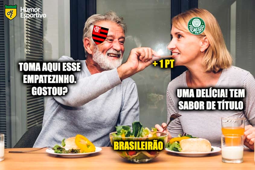 Classificação do Flamengo e revés do Palmeiras são temas de memes; veja -  Corneta FC - UOL