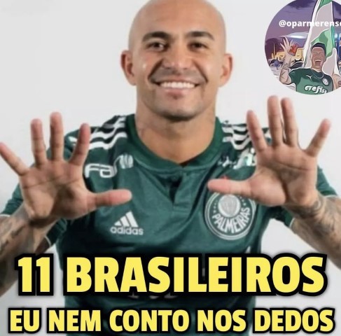 Fim da música e plaquinha do BBB: veja os memes do título do Palmeiras