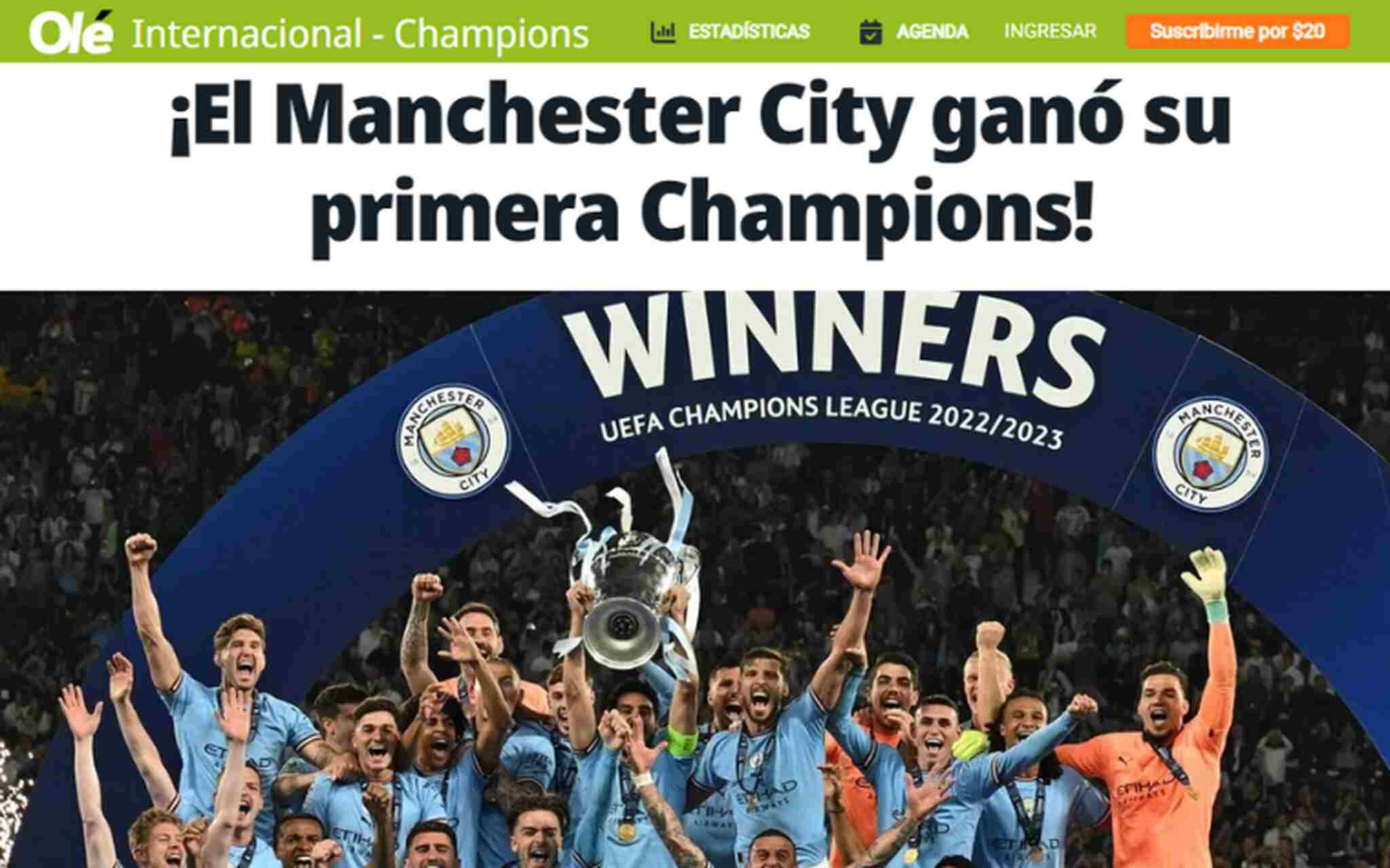 Champions: City pode conquistar 1º título; veja os maiores vencedores, Internacional