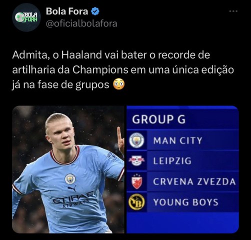 Memes do sorteio dos grupos da Champions League têm zoeiras com Haaland e  Mbappé – LANCE!