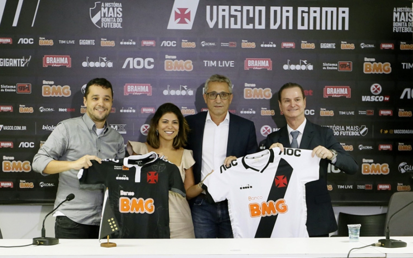 Agora é oficial: Vasco apresenta modelo de patrocínio do BMG | LANCE!