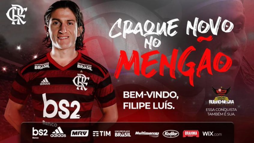 Com Foto De Infância, Flamengo Oficializa A Contratação De Filipe Luís ...