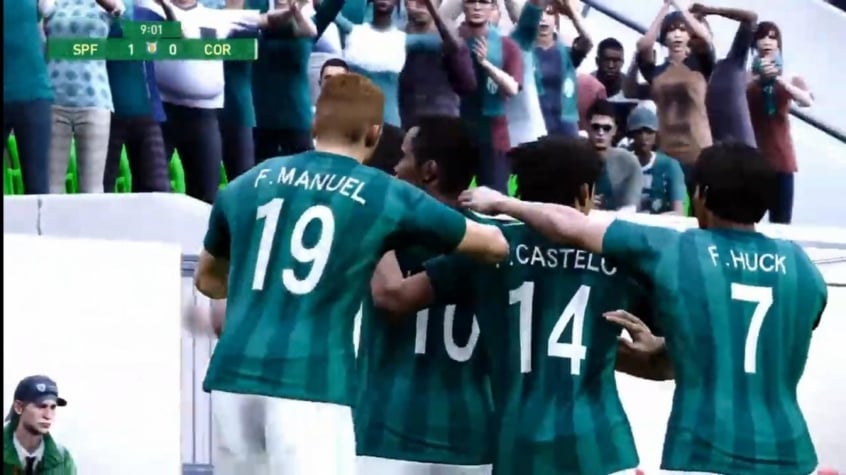 Tem Palmeiras no PES 2021 mobile?