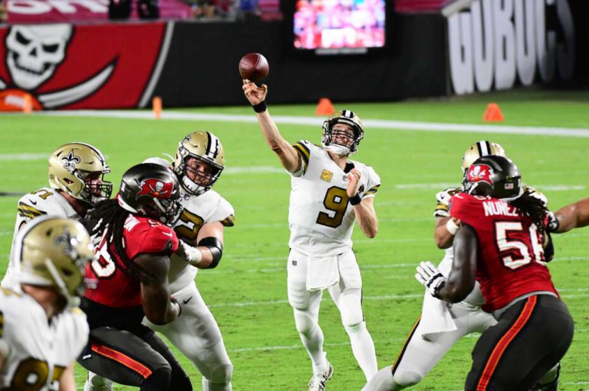 Drew Brees Brilha, New Orleans Saints Humilha Tom Brady E Tampa Bay ...