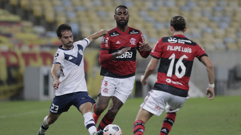 Flamengo Fica So No Empate Com O Velez No Maracana Mas Garante Lideranca Do Grupo Na Libertadores Lance