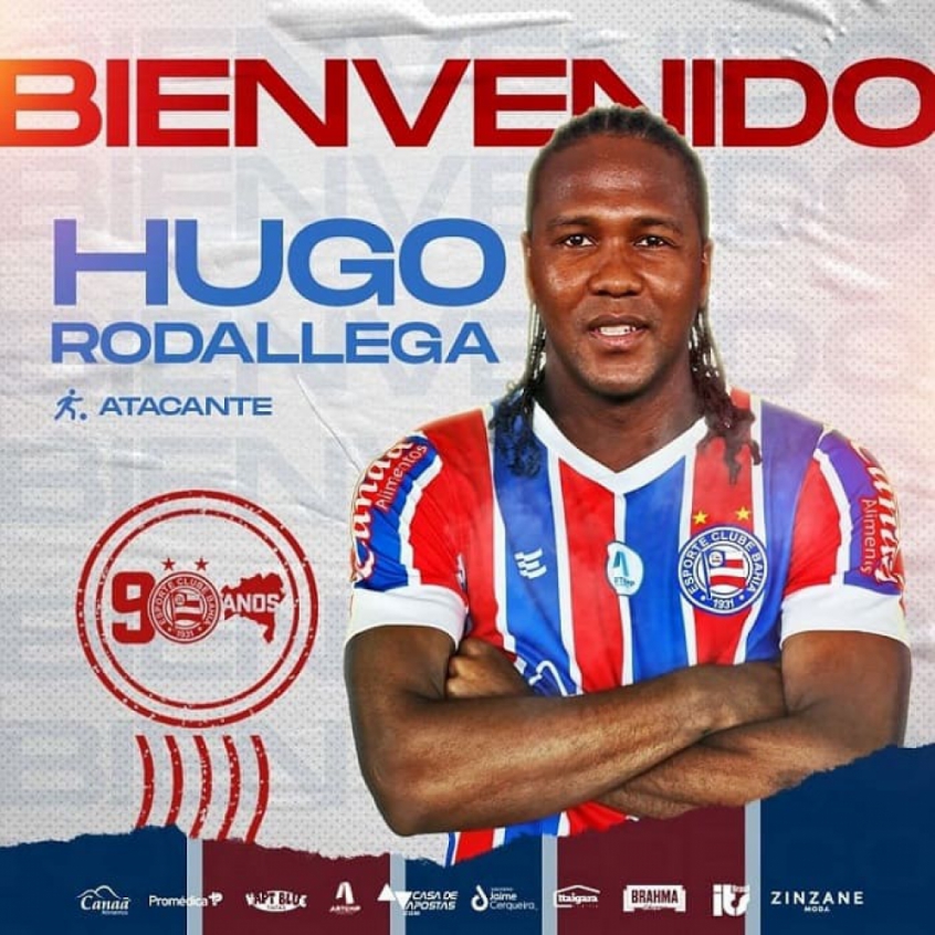 Atacante Colombiano Hugo Rodallega é Anunciado Pelo Bahia | LANCE!