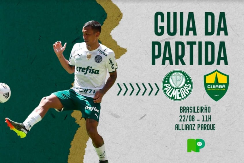 Palmeiras visita o Cuiabá pelo Brasileirão