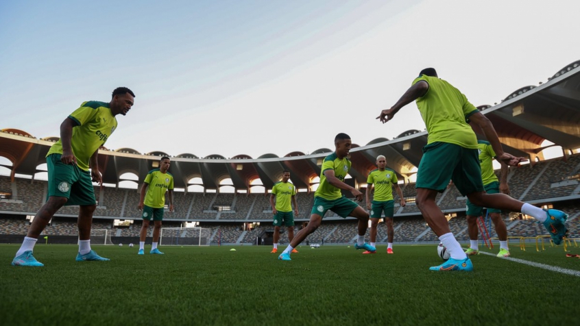 Que horas começa o treino do Palmeiras?