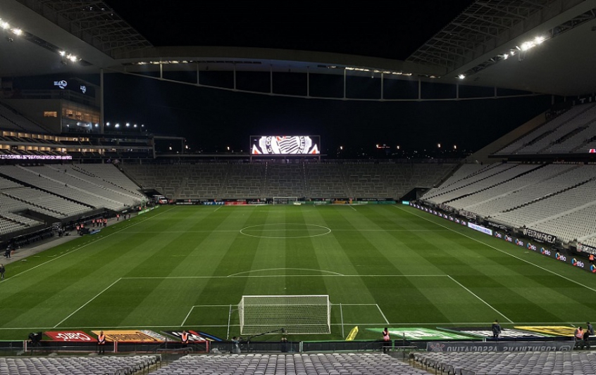 Qual é o estádio que vai ser o jogo do Corinthians?