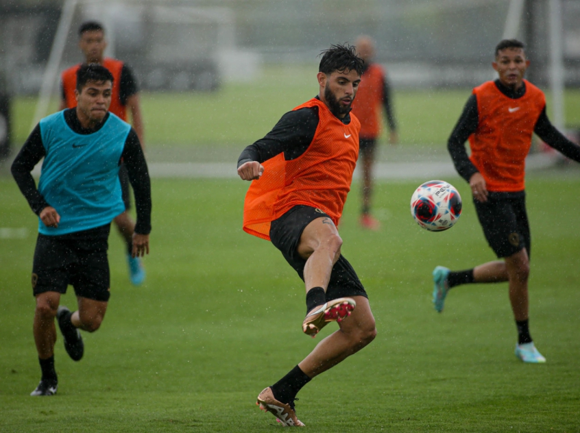 Yuri Alberto, Roni e Adson - Treino Corinthians