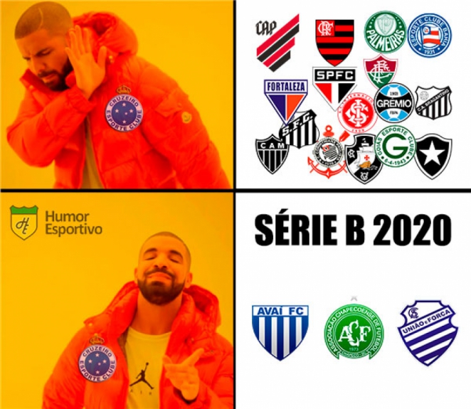 Cruzeiro é rebaixado e memes bombam nas redes sociais | LANCE!