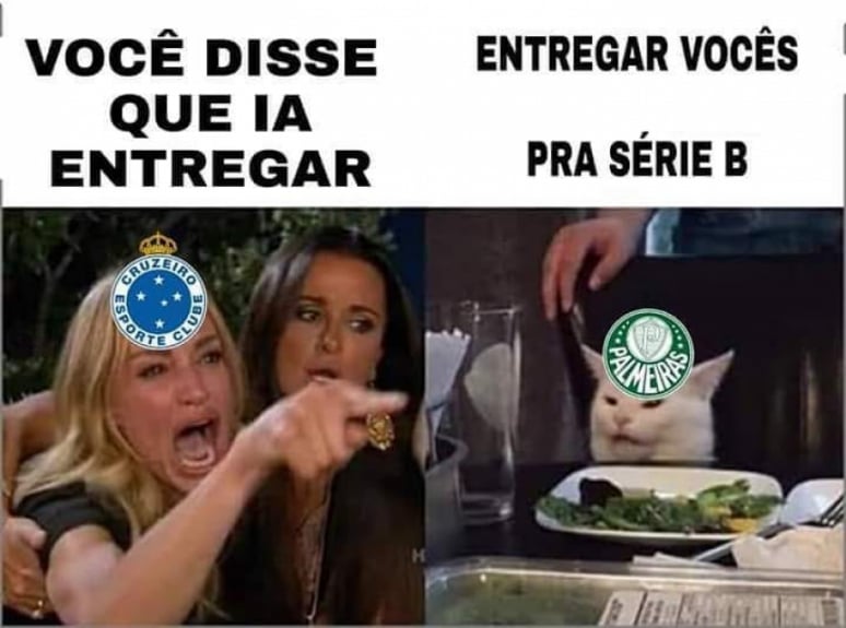 Cruzeiro é rebaixado e memes bombam nas redes sociais | LANCE!